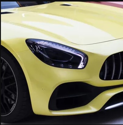  - Envoltura de vinilo amarillo claro brillante Aluko Rotulaciones para automóviles