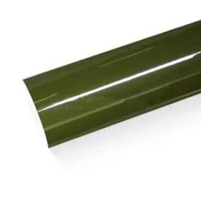  - Envoltura de vinilo verde oliva metalizado brillante Aluko Envolturas para automóviles