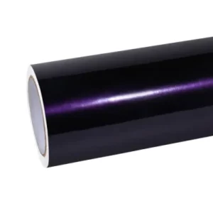  - Envoltura de vinilo para automóvil de color púrpura medianoche metalizado brillante