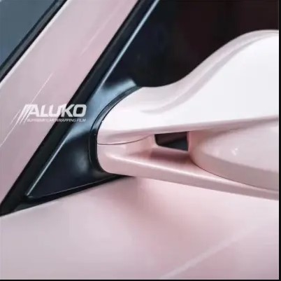  - Envoltura de vinilo rosa pálido Aluko Super Gloss
