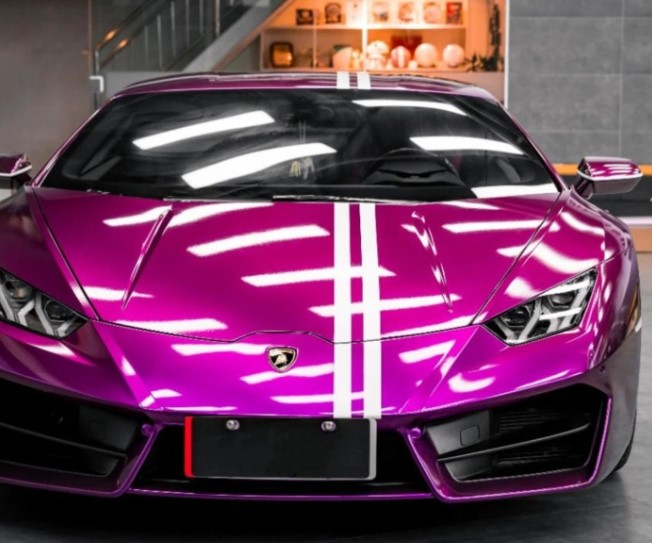  - Rotulación para coche Púrpura uva metalizado brillante
